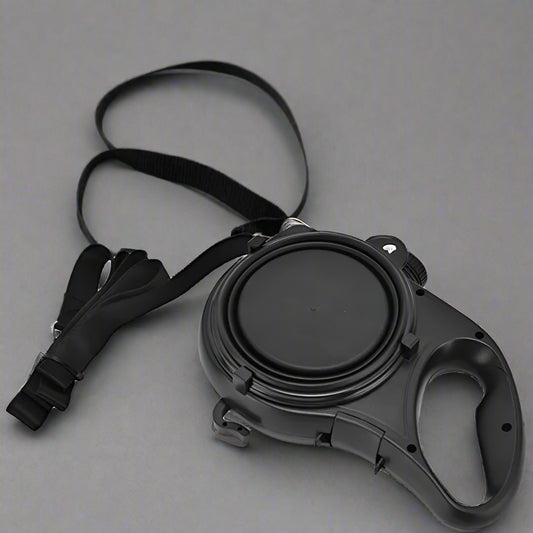 3-in-1 Dog Leash – Water, Bowl & Poop Bags