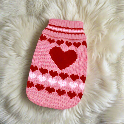 Warm Knit Dog Sweater for Dachshunds – Winter Jumper for Small Dogs